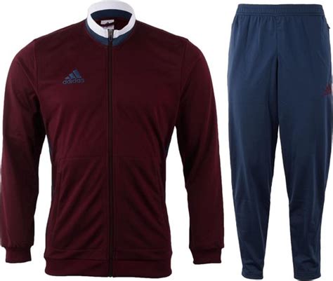 adidas trainingspak rood blauw|Adidas trainingspak belgië.